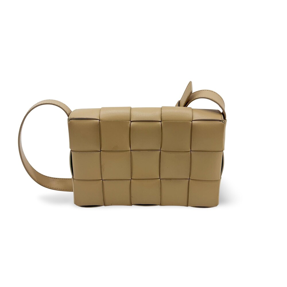 Bottega Veneta Cassette Zip Maxi Intrecciato Webbed Canvas